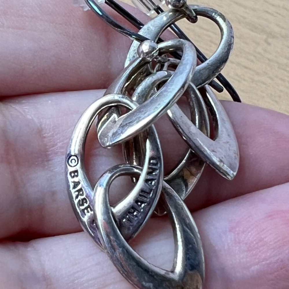 Designer Barse Solid 925 Sterling Silver Triple H… - image 3